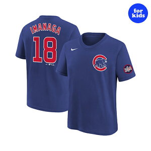 2025 V[Y if CO NIKE qp TVc VJS JuX YOUTH 2025 MLB TOKYO SERIES PLAYER NAME&NUMBER T-SHIRT ROYAL BLUE iCL CHICAGO CUBS SHOTA IMANAGA TOKYO SERIES