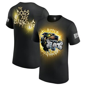 �u���� �u���C�J�[���f�� �C�O��� WWE AUTHENTIC T�V���c THE DOGS ARE BARKING T-SHIRT BLACK BRON BREAKKER RAW SMACKDOWN �v�����X