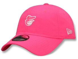 NEW ERA BALTIMORE ORIOLES 【9TWENTY MINI BEACHIN STRAPBACK/NEON PINK】 ニューエラ ボルチモア オリオールズ ストラップバック ロープロファイルキャップ LOW PROFILE DAD HAT MLB ネオンピンク [帽子 cap キャップ メンズ レディース NE17_8_1]