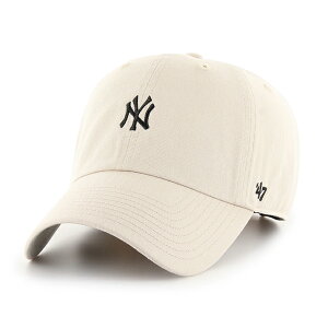 47�u�����h �L���b�v �j���[���[�N �����L�[�X MLB BASE RUNNER SCRIPT CLEAN UP BONE 47BRAND NEW YORK YANKEES �N���[���i�b�v �{�[�� B-BSRNR17GWS-BN �X�q �����Y ���f�B�[�X �j�����p LOW PROFILE ���[�v���t�@�C�� 