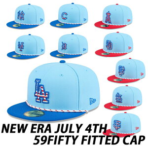 �Ɨ��L�O�����f�� �j���[�G�� �L���b�v 59FIFTY MLB 2025 JULY 4TH STARS N STRIPES FITTED CAP NEW ERA FOURTH OF JULY