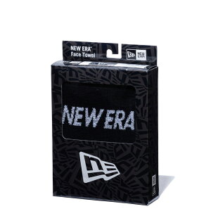񃅁[G {bNXtFCX^I tbOS BOXED FACE TOWEL FLAG LOGO BLACK NEW ERA 25_3
