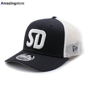 �j���[�G�� �L���b�v 9SEVENTY �X�g���b�` �X�i�b�v�o�b�N �T���f�B�G�S FC MLS MESH STRETCH SNAPBACK CAP NAVY NEW ERA SAN DIEGO FC SDFC