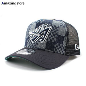 �j���[�G�� ���b�V���L���b�v 9FORTY �A�i�n�C�� �G���[���X MLB A-FRAME DENIM NAVY PATTERN COOPERSTOWN MESH CAP BLUE NEW ERA ANAHEIM ANGELS 940AF �G�[�t���[�� �X�q �����Y ���f�B�[�X �j�����p �u���[ /BLUE 26_4RE_04