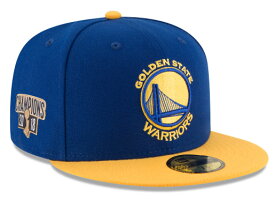 NEW ERA ゴールデンステイト ウォリアーズ 【2018 NBA FINALS CHAMPIONS 59FIFTY FITTED/RYL BLUE-GOLD】 ニューエラ GOLDEN STATE WARRIORS [18_6_3NBA BIG_SIZE]