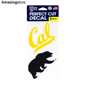 ウィンクラフト ステッカー カリフォルニア ゴールデンベアーズ 【CALIFORNIA GOLDEN BEARS NCAA PERFECT CUT DECAL 2 PACK】 WINCRAFT [for3000 20_3_1]