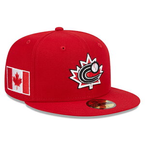 �j���[�G�� �L���b�v 59FIFTY WBC �J�i�_ 2023 WORLD BASEBALL CLASSIC FITTED CAP NAVY NEW ERA CANADA ���b�h 23_3_2WBC BIG_SIZE