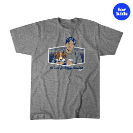大谷翔平モデル 海外取寄 子供用 デコピン Tシャツ YOUTH IT'S TIME FOR DOGGY BASEBALL T-SHIRT ロサンゼルス ドジャース BREAKINGT LOS ANGELES DODGERS 23_12_MLB