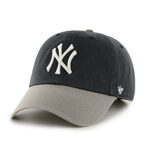 47�u�����h �L���b�v �j���[���[�N �����L�[�X MLB CLEAN UP NAVY-GREY 47BRAND NEW YORK YANKEES �N���[���i�b�v �l�C�r�[ �O���[ B-RGW17GWSRP-NYA �X�q �����Y ���f�B�[�X �j�����p LOW PROFILE ���[�v���t�@�C�� 
