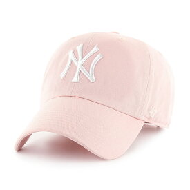47ブランド キャップ ニューヨーク ヤンキース MLB CLEAN UP PINK 47BRAND NEW YORK YANKEES クリーンナップ ピンク B-RGW17GWSNL-PK 帽子 メンズ レディース 男女兼用 LOW PROFILE ロープロファイル 47キャップ