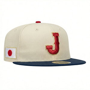 �C�O��� �j���[�G�� �L���b�v 59FIFTY WBC ���{ 2026 WORLD BASEBALL CLASSIC FITTED CAP WHITE-NAVY NEW ERA JAPAN ���[���h�x�[�X�{�[���N���V�b�N SAMURAI ���W���p��