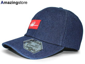 【あす楽対応】7UNION 【ASH TAG BENT STRAPBACK/INDIGO DENIM】 7ユニオン ストラップバック ロープロファイルキャップ LOW PROFILE DAD HAT [帽子 cap キャップ メンズ レディース 19_1RE]