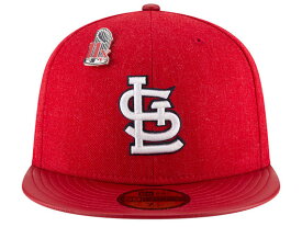 【全7種類以上】NEW ERA ST.LOUIS CARDINALS 【MLB HEATHER-PIN/RED】 ニューエラ セントルイス カージナルス 59FIFTY CAP フィッテッド キャップ ピンバッジ付き PINS [帽子 new era cap new era メンズ レディース 男性用 女性用 16_10_5PIN 16_11_1]
