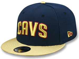 �j���[�G�� �N���[�u�����h �L���o���A�[�Y �ySWINGMAN SNAPBACK/NAVY-GOLD�z NEW ERA CLEVELAND CAVALIERS [SNA18_3_2 newera-swingman-cavaliers]