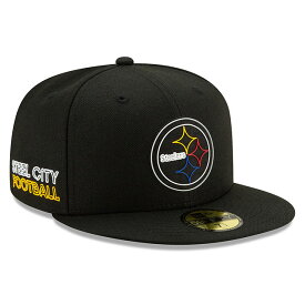 ニューエラ 59FIFTY ピッツバーグ スティーラーズ 【2020 NFL DRAFT OFFICIAL FITTED CAP/BLACK】 NEW ERA PITTSBURGH STEELERS [20_4_ 3NE_20_4_4]