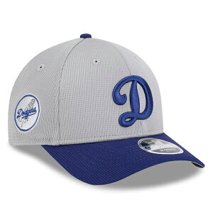 �j���[�G�� �L���b�v 9FORTY M-CROWN �X�i�b�v�o�b�N ���T���[���X �h�W���[�X MLB 2025 MLB BATTING PRACTICE BP SNAPBACK CAP GREY NEW ERA LOS ANGELES DODGERS