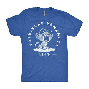 �R�{�R�L���f�� �C�O��� T�V���c BABY LION T-SHIRT ���T���[���X �h�W���[�X LOS ANGELES DODGERS ROTO WEAR ROYAL BLUE