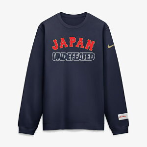 WBC �C�O��� �i�C�L × �A���f�B�t�B�[�e�b�h �X�E�F�b�g�V���c ���{ 2026 WORLD BASEBALL CLASSIC COMPLEX COLLAB FLEECE SWEATSHIRT NAVY NIKE UNDEFEATED JAPAN �싅 ���[���h�x�[�X�{�[���N���V�b�N �z���C�g ��JAPAN 