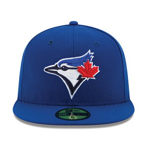 �j���[�G�� �L���b�v �C�O��� 59FIFTY �g�����g �u���[�W�F�C�YMLB ON-FIELD AUTHENTIC GAME FITTED CAP ROYAL BLUE NEW ERA TORONTO BLUE JEYS �X�q