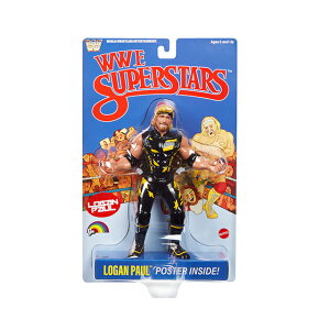 ���[�K�� �|�[�����f�� WWE �A�N�V�����t�B�M���A MATTEL LJN SUPERSTARS ACTION FIGURE LOGAN PAUL RAW SMACKDOWN /BLK 25_12