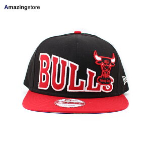 j[G Lbv 9FIFTY XibvobN VJS uY STOKED SNAPBACK CAP BLACK-RED NEW ERA CHICAGO BULLS