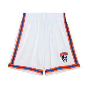 MF DOOM�R���{ �C�O��� �~�b�`�F���A���h�l�X �V���[�c �j���[���[�N �j�b�N�X A NEW YORK STORY FASHION SHORTS WHITE MITCHELL&NESS NEW YORK KNICKS �z���C�g