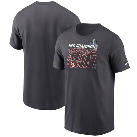 海外取寄 ナイキ サンフランシスコ 49ERS NFL 2023 AFC CHAMPION LOCKER ROOM TROPHY COLLECTION T-SHIRT NIKE SAN FRANCISCO 49ERS 24_1_ 第58回スーパーボウル SBLVIII