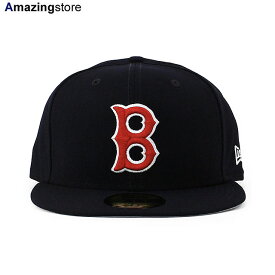 ニューエラ キャップ 59FIFTY ボストン レッドソックス MLB 1946 COOPERSTOWN FITTED CAP NAVY NEW ERA BOSTON RED SOX 帽子 メンズ レディース 男女兼用 ネイビー /NAVY COLOR_BOTTOM BIG_SIZE TEAM-BASIC 24_4RE_0409