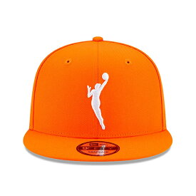 【代引不可】ニューエラ 9FIFTY WNBA【LEAGUE LOGO SNAPBACK CAP/ORANGE】NEW ERA [22_1 アメリカ 女子プロバスケットボールリーグ スナップバックキャップ 帽子