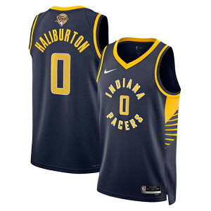 ^C[X no[gf CO iCL vJjtH[ CfBAi yCT[Y 2025 NBA FINALS SWINGMAN JERSEY ICON EDITION NAVY INDIANA PACERS TYRESE HALIBURTON