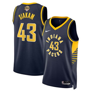 pXJ VAJf CO iCL vJjtH[ CfBAi yCT[Y 2025 NBA FINALS SWINGMAN JERSEY ICON EDITION NAVY INDIANA PACERS PASCAL SIAKAM