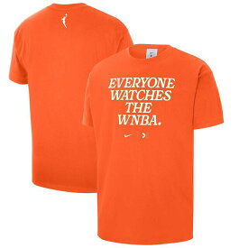 海外取寄 ナイキ WNBA バスケ EVERYONE WATCHS THE WNBA T-SHIRT ORANGE NIKE TOGETHXR
