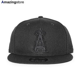 あす楽 ニューエラ キャップ 9FIFTY スナップバック ロサンゼルス エンゼルス MLB TEAM BASIC SNAPBACK CAP BLACKOUT NEW ERA LOS ANGELES ANGELS 帽子 メンズ ブラック /BLK 23_9RE_0914