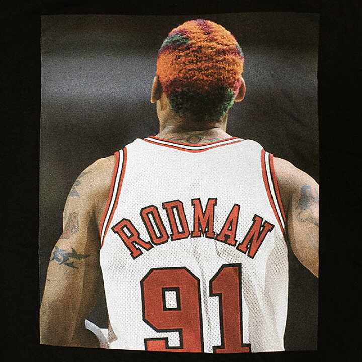 楽天市場 あす楽対応 デニス ロッドマンモデル Tシャツ シカゴ ブルズ Player Graphic T Shirt Black ミッチェルアンドネス Chicago Bulls Dennis Rodman ブラック Blk 8 2mn Mitchell Ness Nba Amazingstore