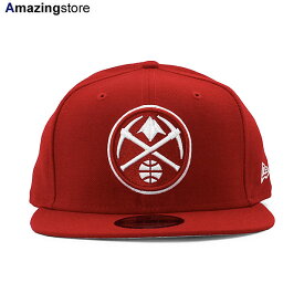 ニューエラ 9FIFTY スナップバック キャップ デンバー ナゲッツ 【NBA TEAM-BASIC SNAPBACK CAP/RED-WHITE】 NEW ERA DENVER NUGGETS レッド [20_7_2NE 20_7_3]