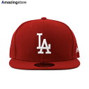 ニューエラ キャップ 59FIFTY ロサンゼルス ドジャース MLB TEAM BASIC FITTED CAP RED WHITE NEW ERA LOS ANGELES DODGERS 帽子 メンズ レディース 男女兼用 レッド /RED BIG_SIZE 24_2RE_24_3RE_0301