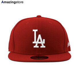 ニューエラ キャップ 59FIFTY ロサンゼルス ドジャース MLB TEAM BASIC FITTED CAP RED WHITE NEW ERA LOS ANGELES DODGERS 帽子 メンズ レディース 男女兼用 レッド /RED BIG_SIZE 24_5RE_0523