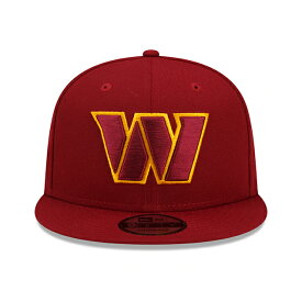 【代引不可】ニューエラ 9FIFTY ワシントン コマンダーズ 【NFL TEAM-BASIC SNAPBACK CAP/BURGUNDY】NEW ERA WASHINGTON COMMANDERS スナップバックキャップ [22_2_1 ]