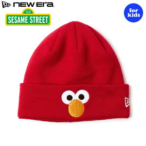 qp j[G jbgr[j[Lbv ZT~Xg[g YOUTH ELMO FACE BASIC CUFF KNIT BEANIE CAP RED NEW ERA SESAME STREET G/ABBY Ar[ MONSTER NbL[X^[ ERNIE A[j[ BERT o[g BIG BIR