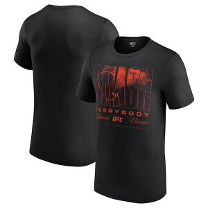 �J���U�b�g �`�}�G�t���f�� �C�O��� UFC T�V���c GRAPHIC T-SHIRT BLACK-RED KHAMZAT CHIMAEV