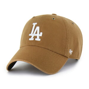 47�u�����h MLB �J�[�n�[�g ���T���[���X �h�W���[�X CARHARTT 47BRAND CLEAN UP BROWN LOS ANGELES DODGERS DUCK �X�q �����Y ���f�B�[�X �j�����p �u���E�� /BRN WORK ���[�N �N���[���i�b�v �u���E�� 26_4RE_0413