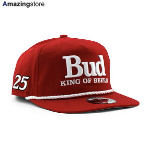 �j���[�G�� �L���b�v GOLFER �X�i�b�v�o�b�N �i�X�J�[ BUDWEISER SNAPBACK CAP RED NEW ERA NASCAR �X�q �����Y ���f�B�[�X �S���t�@�[ ���b�h /RED 26_1RE_0123