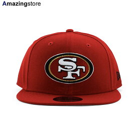 ニューエラ キャップ 9FIFTY スナップバック サンフランシスコ フォーティーナイナーズ NFL TEAM BASIC SNAPBACK CAP RED NEW ERA SAN FRANCISCO 49ERS 帽子 メンズ レディース 男女兼用 レッド /RED 24_3_2NE