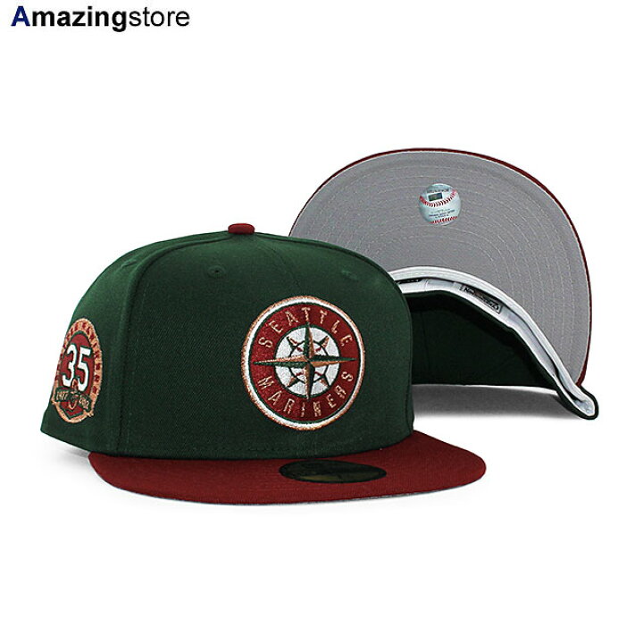 楽天市場】ニューエラ キャップ 59FIFTY シアトル マリナーズ MLB 35TH 