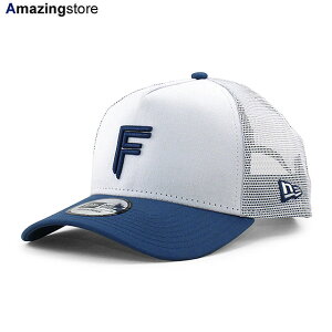 j[G bVLbv 9FORTY kC{n t@C^[Y NPB A-FRAME TRUCKER MESH CAP WHITE BLUE NEW ERA HOKKAIDO NIPPONHAM FIGHTERS Xq Y fB[X jp zCg u[ /WHT 25_2RE_0204