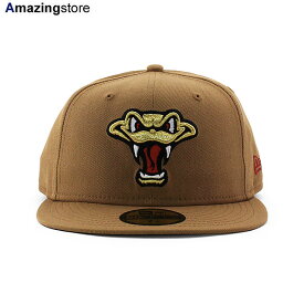 ニューエラ キャップ 59FIFTY ウィスコンシン ティンバーラトラーズ MiLB ON-FIELD AUTHENTIC ALTERNATE-2 FITTED CAP TAN NEW ERA WISCONSIN TIMBER RATTLERS 帽子 メンズ レディース 男女兼用 タン ベージュ /TAN BIG_SIZE 24_4_3NE