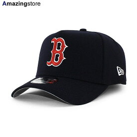 ニューエラ キャップ 9FORTY スナップバック ボストン レッドソックス MLB A-FRAME SNAPBACK CAP NAVY NEW ERA BOSTON RED SOX 帽子 メンズ レディース ネイビー /NAVY 24_4_3NE