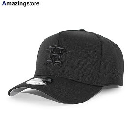 ニューエラ キャップ 9FORTY スナップバック ヒューストン アストロズ MLB A-FRAME SNAPBACK CAP BLACKOUT NEW ERA HOUSTON ASTROS 帽子 メンズ レディース ブラック /BLK 24_4_3NE