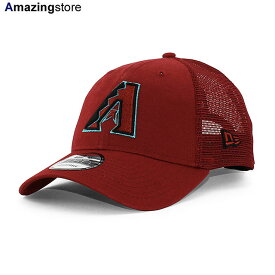 ニューエラ メッシュキャップ 9FORTY アリゾナ ダイヤモンドバックス MLB TRUCKER MESH CAP BRICK RED NEW ERA ARIZONA DIAMONDBACKS トラッカーキャップ 帽子 メンズ レディース 男女兼用 レッド /RED