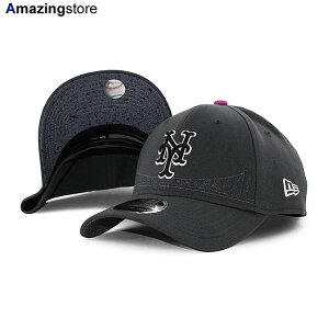VeBRlNg j[G Lbv Xgb` XibvobN 9FORTY j[[N bc MLB CITY CONNECT STRETCH SNAPBACK CAP CHARCOAL NEW ERA NEW YORK METS Xq Y fB[X jp O[ /GREY 